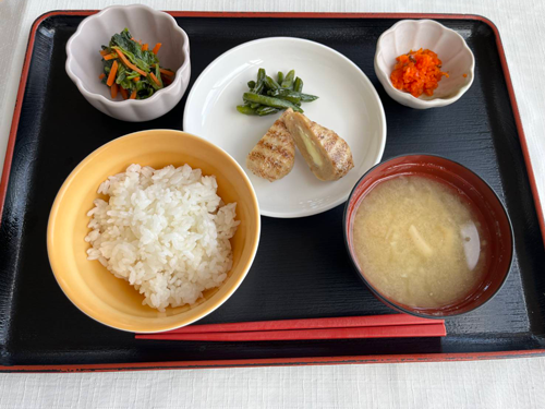 朝食｜チーズつくね